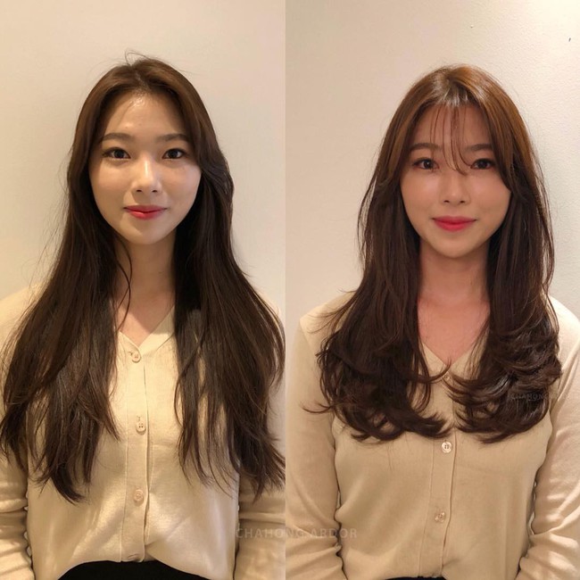 Muốn “trẻ hóa” nhan sắc thực ra rất đơn giản, các nàng chỉ cần cắt mái lưa thưa là chuẩn không phải chỉnh - Ảnh 12. Muốn “trẻ hóa” nhan sắc thực ra rất đơn giản, các nàng chỉ cần cắt mái lưa thưa là chuẩn không phải chỉnh - Ảnh 12.