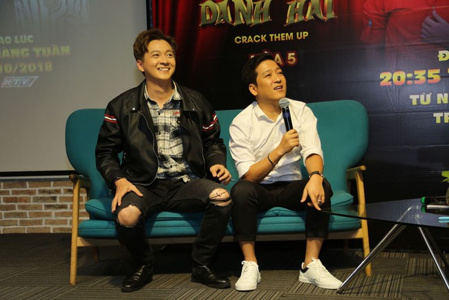 Trường Giang - Ng&ocirc; Kiến Huy bỏ họp b&aacute;o Th&aacute;ch thức danh h&agrave;i nửa chừng để chạy đi quay gameshow kh&aacute;c - Ảnh 6.