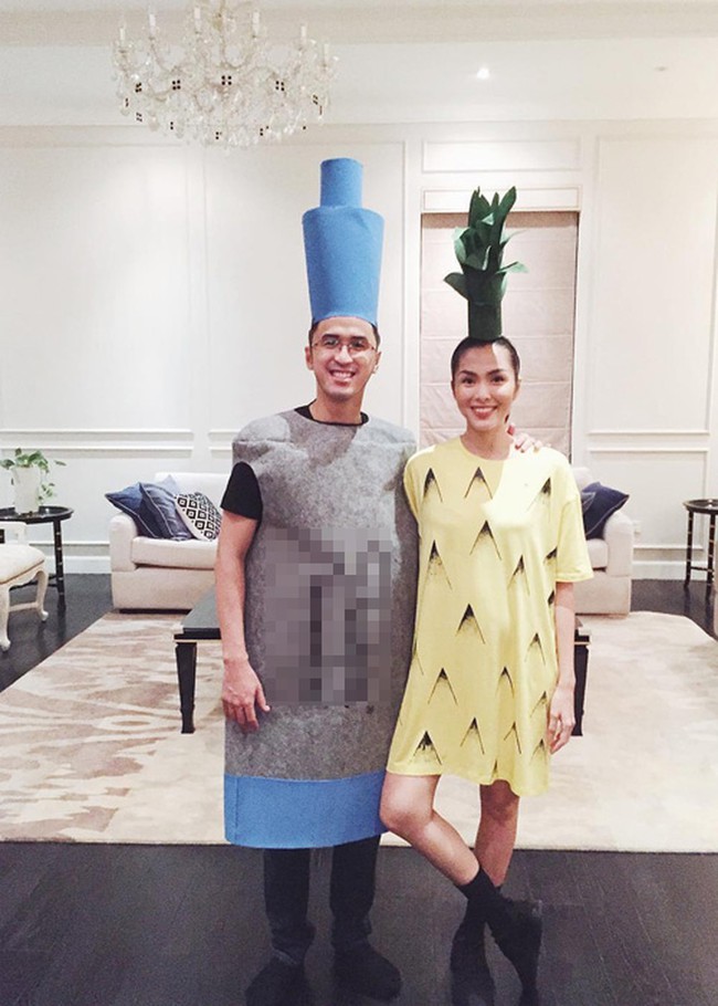 Đ&atilde; l&agrave; mẹ 2 con m&agrave; H&agrave; Tăng vẫn l&ecirc;n đồ Halloween c&ugrave;ng chồng cool hết phần g&aacute;i trẻ, sắc v&oacute;c th&igrave; đ&uacute;ng l&agrave; triệu người m&ecirc; - Ảnh 3.