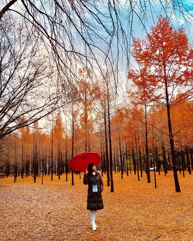 Ho&agrave;ng Oanh khoe ảnh đi H&agrave;n Quốc nhưng người đ&agrave;n &ocirc;ng quen mặt chụp ảnh th&acirc;n thiết c&ugrave;ng c&ocirc; mới l&agrave; điều g&acirc;y ch&uacute; &yacute; - Ảnh 4.