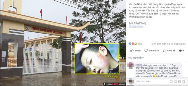 D&acirc;n mạng phẫn nộ, truy t&igrave;m ra Facebook c&ocirc; gi&aacute;o bắt học sinh t&aacute;t bạn 231 c&aacute;i - Ảnh 2.