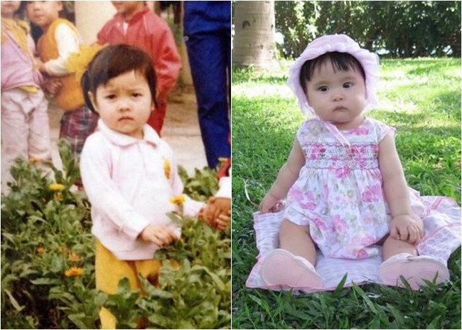 Ảnh thời mẫu gi&aacute;o hiếm hoi của Hằng T&uacute;i: trắng hồng bầu bĩnh với biểu cảm thẹn th&ugrave;ng đ&aacute;ng y&ecirc;u - Ảnh 3.