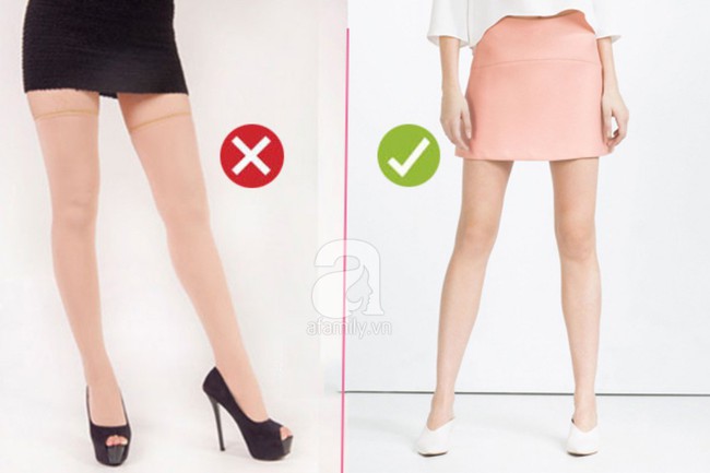 Quần tất da chân sẽ rất dễ biến bạn thành thảm họa thời trang nếu còn mặc theo cách này - Ảnh 5.