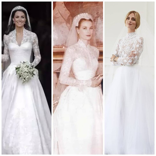 Váy cưới của hot fashionista Chiara Ferragni đẹp hơn tưởng tượng, được Dior thiết kế riêng và tốn tới 1600 giờ để hoàn thiện - Ảnh 5. Váy cưới của hot fashionista Chiara Ferragni đẹp hơn tưởng tượng, được Dior thiết kế riêng và tốn tới 1600 giờ để hoàn thiện - Ảnh 5.