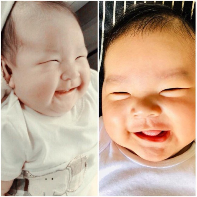 Hải Băng khoe con trai giống Th&agrave;nh Đạt như hai giọt nước, fan h&agrave;o hứng khẳng định: Đ&uacute;ng l&agrave; bản sao ho&agrave;n hảo - Ảnh 1.