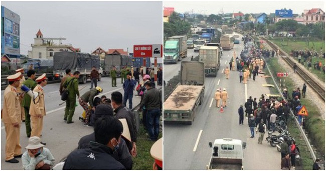 Vợ l&aacute;i xe tải t&ocirc;ng chết 8 người ở Hải Dương xin đến từng nh&agrave; nạn nh&acirc;n xin lỗi - Ảnh 2.