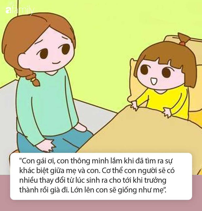 Con g&aacute;i bất ngờ hỏi "Mẹ ơi, sao con kh&ocirc;ng c&oacute; "bộ r&acirc;u d&agrave;i" như mẹ?", người mẹ đ&atilde; đưa ra c&acirc;u trả lời v&ocirc; c&ugrave;ng thỏa đ&aacute;ng - Ảnh 1.