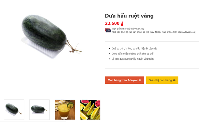 Gi&aacute; th&agrave;nh giảm một nửa so với năm ngo&aacute;i, nhiều người ti&ecirc;u d&ugrave;ng chuyển sang ăn dưa hấu ruột v&agrave;ng v&igrave; th&iacute;ch vẻ ngo&agrave;i mới lạ m&agrave; chỉ phải trả tiền như nhau - Ảnh 2.