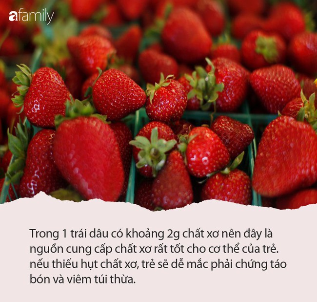 Cho trẻ ăn dâu tây có lợi ích gì mà nữ Youtuber Quỳnh Trần JP và bé Sa ăn ngon lành đến vậy? - Ảnh 4. Cho trẻ ăn dâu tây có lợi ích gì mà nữ Youtuber Quỳnh Trần JP và bé Sa ăn ngon lành đến vậy? - Ảnh 4.