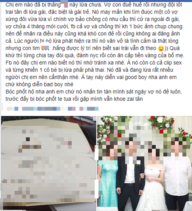 Vụ "b&oacute;c phốt" n&oacute;ng nhất h&ocirc;m nay: Thanh ni&ecirc;n đẹp trai, vợ con đề huề vẫn đi t&aacute;n g&aacute;i, th&aacute;i độ của người vợ khi biết chuyện khiến dư luận hết sức phẫn nộ! - Ảnh 1.
