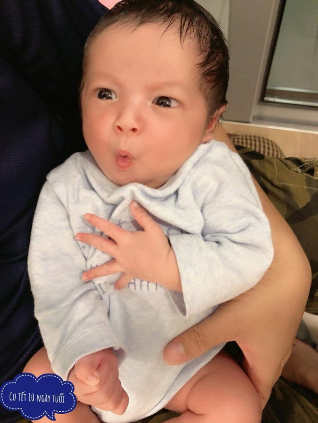 Loạt biểu cảm đ&aacute;ng y&ecirc;u của 2 qu&yacute; tử nh&agrave; vợ chồng Thanh Th&uacute;y - Đức Thịnh - Ảnh 4.