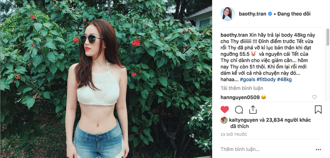 Khoe body sexy thế n&agrave;y, h&atilde;y c&ugrave;ng nhau cổ vũ Bảo Thy quay về thời 48kg ngay v&agrave; lu&ocirc;n n&agrave;o - Ảnh 2.