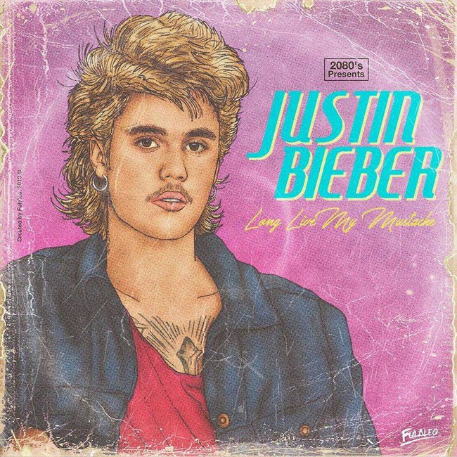 Đưa Taylor Swift, Justin Bieber... c&ugrave;ng loạt sao về qu&aacute; khứ của những năm 80, b&igrave;a album của họ tr&ocirc;ng sẽ như thế n&agrave;o? - Ảnh 3.