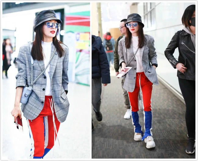 Vẫn biết Tần Lam c&oacute; style &ldquo;hack tuổi&rdquo; nhưng mẫu quần ph&aacute; c&aacute;ch lần n&agrave;y lại khiến c&ocirc; l&ugrave;n đi cả chục ph&acirc;n - Ảnh 2.