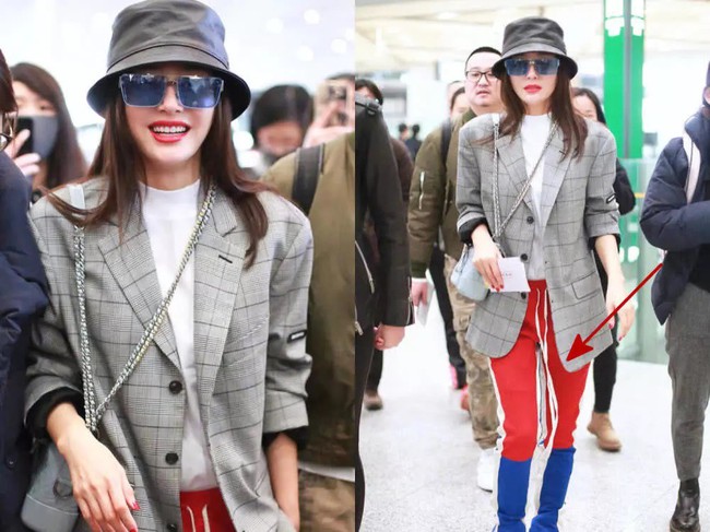 Vẫn biết Tần Lam c&oacute; style &ldquo;hack tuổi&rdquo; nhưng mẫu quần ph&aacute; c&aacute;ch lần n&agrave;y lại khiến c&ocirc; l&ugrave;n đi cả chục ph&acirc;n - Ảnh 1.