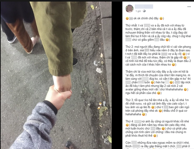 Bồ nh&iacute; đến nh&agrave; qua đ&ecirc;m với nh&acirc;n t&igrave;nh c&ograve;n chụp ảnh ph&ograve;ng ngủ th&aacute;ch thức vợ l&ecirc;n tiếng: Chị vợ cũng c&oacute; bồ rồi nh&eacute;! - Ảnh 2.