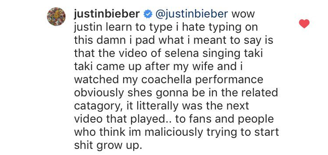 Bị netizen ph&aacute;t hiện Selena xuất hiện trong phần lịch sử t&igrave;m kiếm web, Justin Bieber giải th&iacute;ch ra sao? - Ảnh 3.