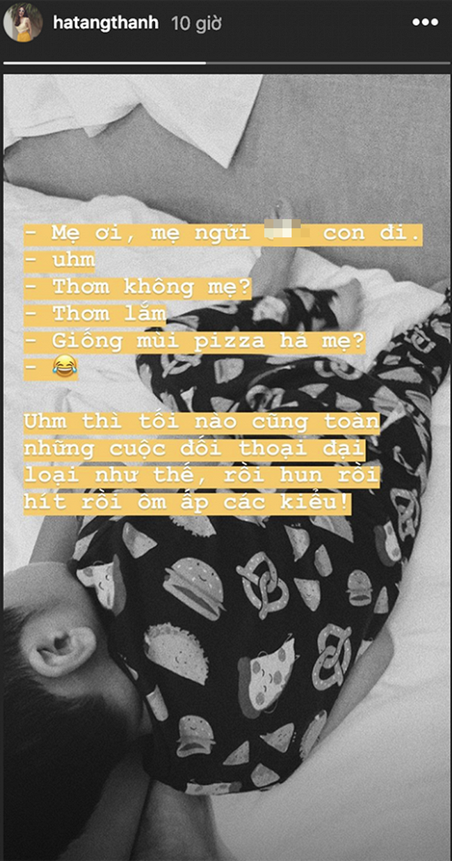 Tăng Thanh H&agrave; khiến d&acirc;n mạng ph&igrave; cười với đoạn hội thoại c&ugrave;ng con trai, hội bỉm sữa lại thấy b&oacute;ng d&aacute;ng m&igrave;nh đ&acirc;u đ&acirc;y - Ảnh 1.