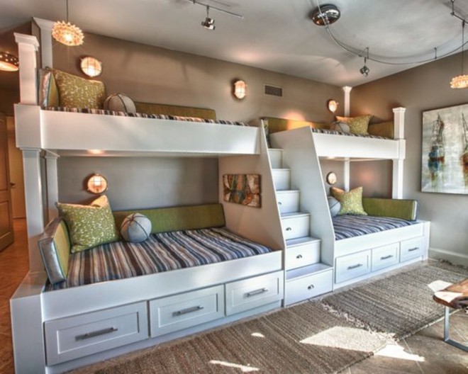 11 mẫu giường tầng đẹp, gọn cực đáng tham khảo cho những gia đình nhà chật mà đông con - Ảnh 2.