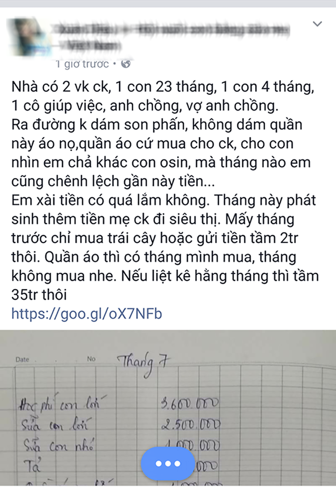 Chi tiêu sơ sơ hết hơn 40 triệu/tháng, mẹ hai con còn hỏi: Em có hoang phí quá không? - Ảnh 5.
