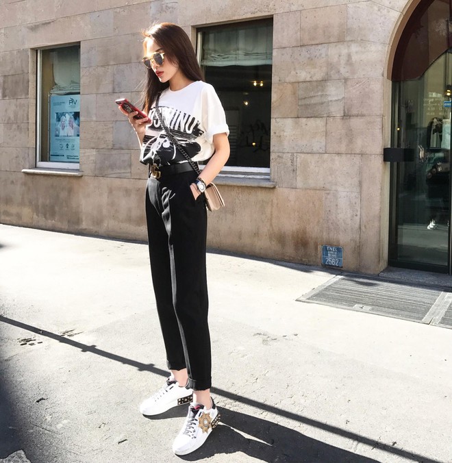 Khoe ảnh street style ở Milan, Kỳ Duyên lại khiến fan trầm trồ với chiếc đồng hồ tiền tỉ - Ảnh 1.