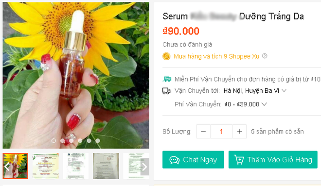 Cho con uống serum dưỡng da để chứng minh sự lành tính - Chiêu trò quảng cáo mới của các shop bán hàng online - Ảnh 4.