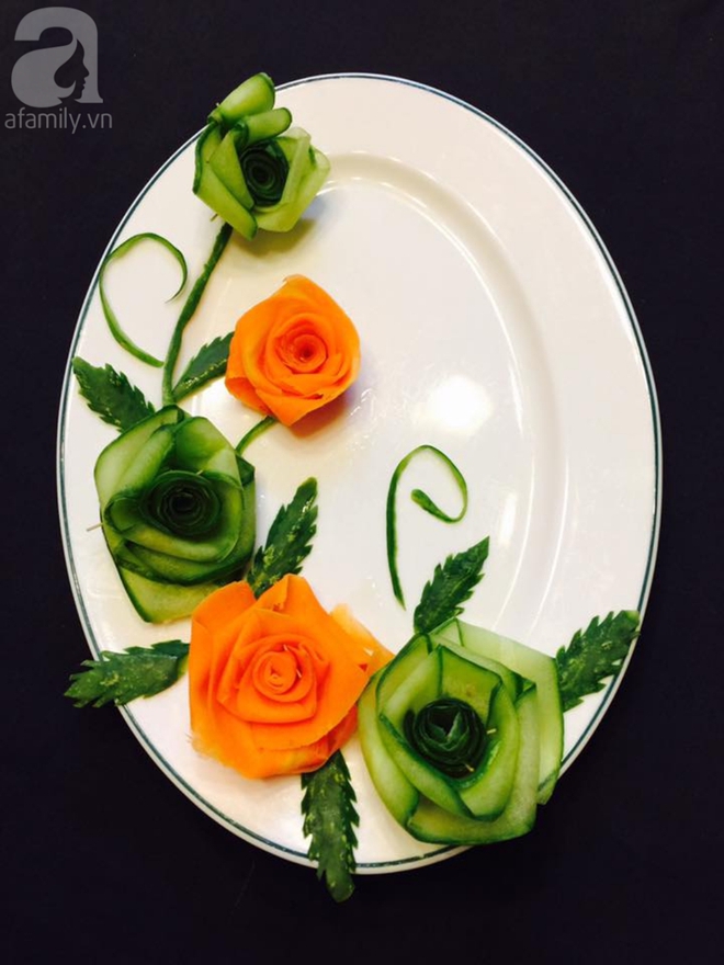 5 cách trang trí đĩa ăn siêu đẹp theo chủ đề hoa lá - Ảnh 2.