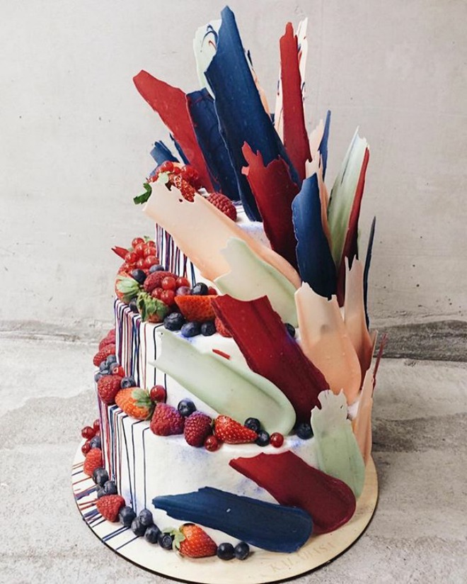Chiêm ngưỡng tuyệt tác bánh ngọt - Brushstrokes cake đang gây bão mạng xã hội Instagram - Ảnh 7.