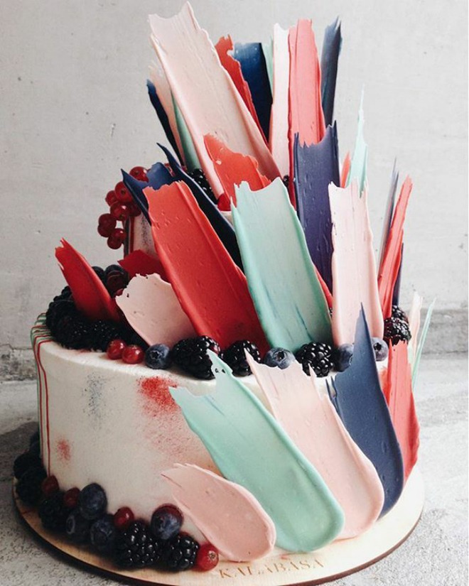 Chiêm ngưỡng tuyệt tác bánh ngọt - Brushstrokes cake đang gây bão mạng xã hội Instagram - Ảnh 2.