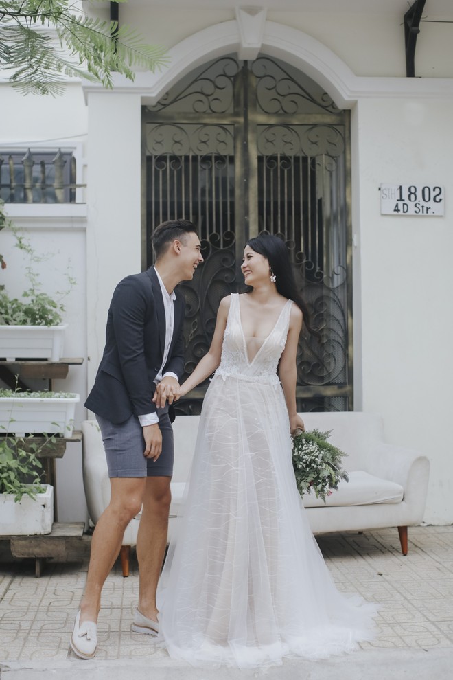 Khiến MXH “sục sôi” vì chụp ảnh cưới với chú rể đẹp như tài tử, cô dâu tiết lộ chuyện tình 1 năm ngọt ngào - Ảnh 5. Khiến MXH “sục sôi” vì chụp ảnh cưới với chú rể đẹp như tài tử, cô dâu tiết lộ chuyện tình 1 năm ngọt ngào - Ảnh 5.