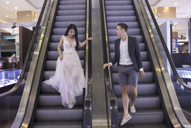 Khiến MXH “sục sôi” vì chụp ảnh cưới với chú rể đẹp như tài tử, cô dâu tiết lộ chuyện tình 1 năm ngọt ngào - Ảnh 3. Khiến MXH “sục sôi” vì chụp ảnh cưới với chú rể đẹp như tài tử, cô dâu tiết lộ chuyện tình 1 năm ngọt ngào - Ảnh 3.