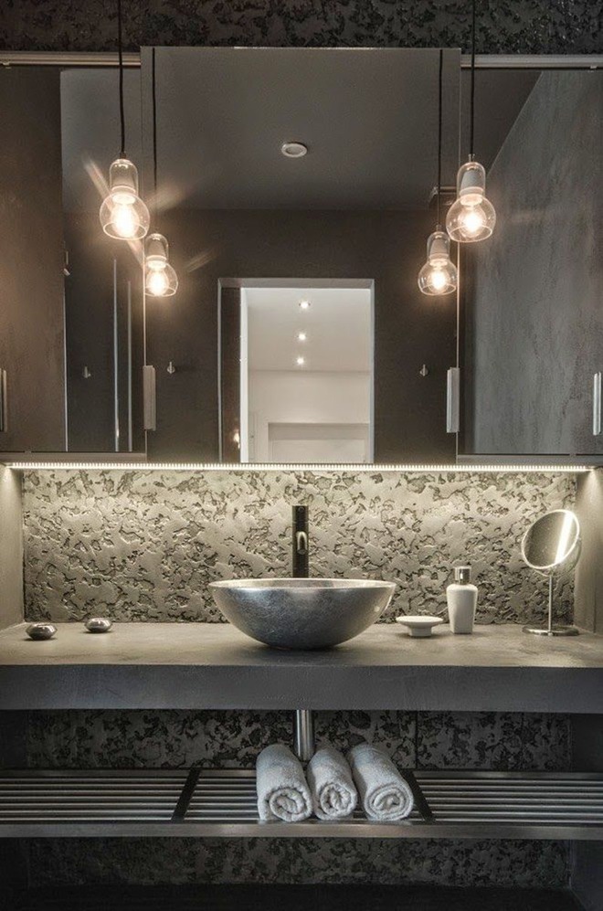 Thiết kế kệ mở giúp phòng tắm gia đình trở nên hoàn hảo đến khó tin - Ảnh 14.