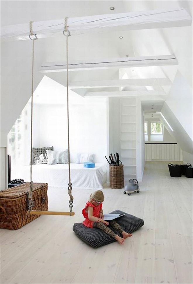 Swing: Ý tưởng thiết kế mà trẻ con hay người lớn đều ao ước được có trong nhà - Ảnh 4.