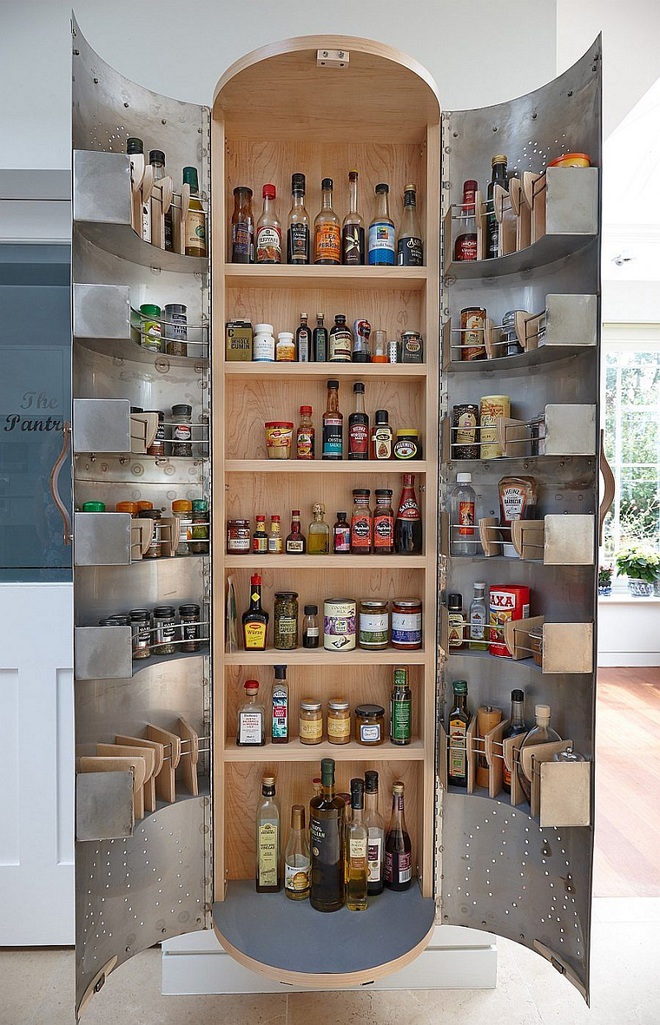 10 thiết kế tủ lưu trữ giúp bạn chứa cả thế giới chai lọ lỉnh kỉnh trong phòng bếp - Ảnh 7.