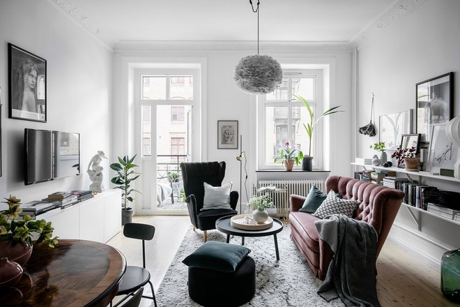 Lại thêm 1 căn hộ thành công xuất sắc khi áp dụng phong cách Scandinavian vào trang trí nhà - Ảnh 2.