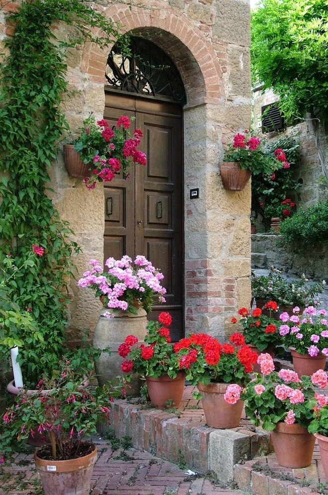 Muôn kiểu cửa nhà có hoa khiến ai ai đi qua cũng phải ngoái nhìn - Ảnh 7.