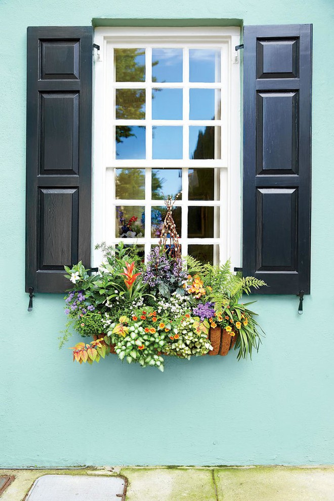 Trang trí cửa sổ xinh lung linh với cách tạo hộp hoa treo đầy hương thơm, màu sắc - Ảnh 1.