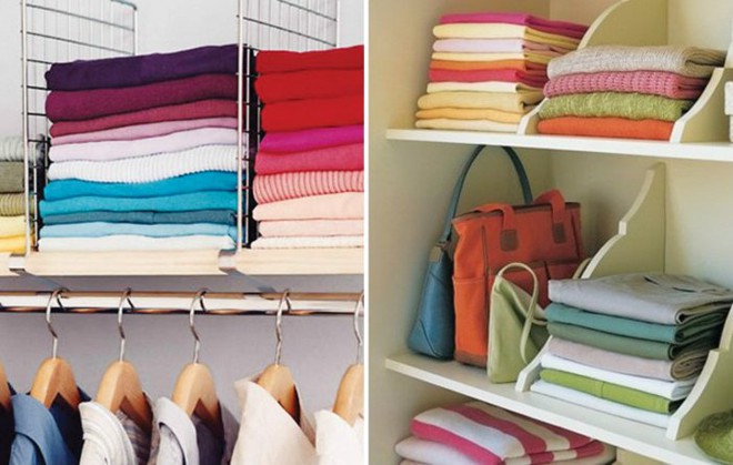 Học ngay 20 cách sắp xếp tủ quần áo nhìn đẹp như ở cửa hàng thời trang - Ảnh 13.