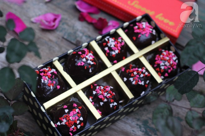 Lễ tình nhân làm ngay truffle chocolate đẹp ngon lụi tim người ấy - Ảnh 10.