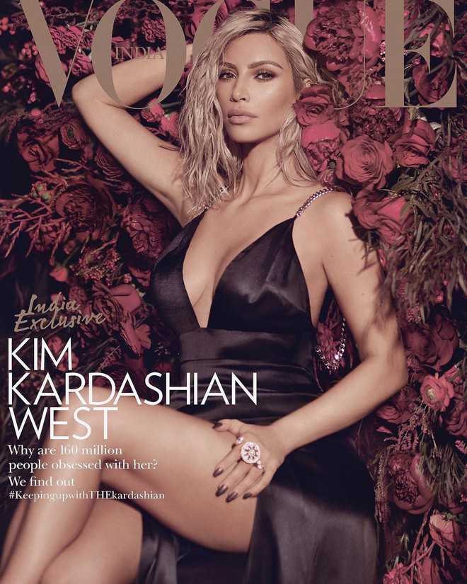 Vogue Ấn Độ bị ném đá vì chọn Kim Kardashian làm gương mặt trang bìa - Ảnh 1.