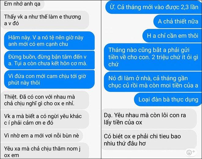 Bắt quả tang tin nhắn chồng lăng nhăng với nhân tình, cô vợ trẻ ủ mưu in hết ra rồi ép plastic gửi nhà nội - Ảnh 2.