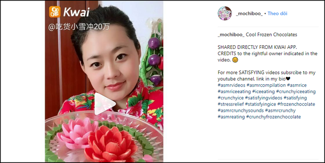 Cư dân mạng Trung Quốc thi nhau nhai đá lạnh thử sức bền của răng trên Instagram - Ảnh 3.