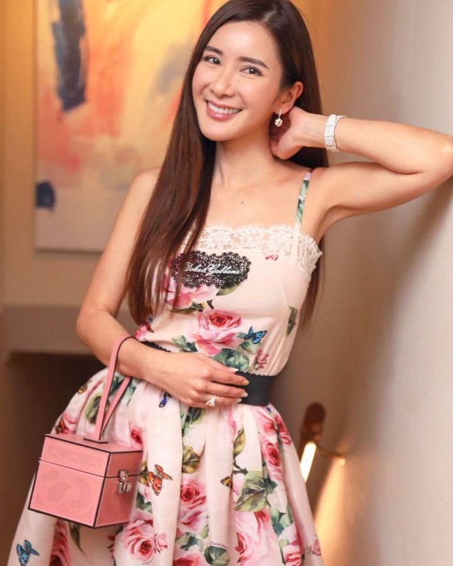 Jamie Chua - bà hoàng sở hữu nhiều túi Hermes nhất thế giới lộ nhan sắc khác lạ, cằm ngày càng dài ngoằng và nụ cười gượng gạo vô hồn - Ảnh 9.