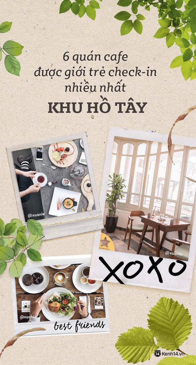 Điểm danh 6 quán cafe được giới trẻ check-in nhiều nhất Khu Hồ Tây - Ảnh 1.