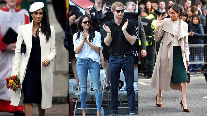 Chỉ chưa đầy 3 năm, tủ giày của Meghan Markle đã nhân lên gấp 3, ước tính giá trị lên đến hơn 2 tỷ đồng - Ảnh 2.