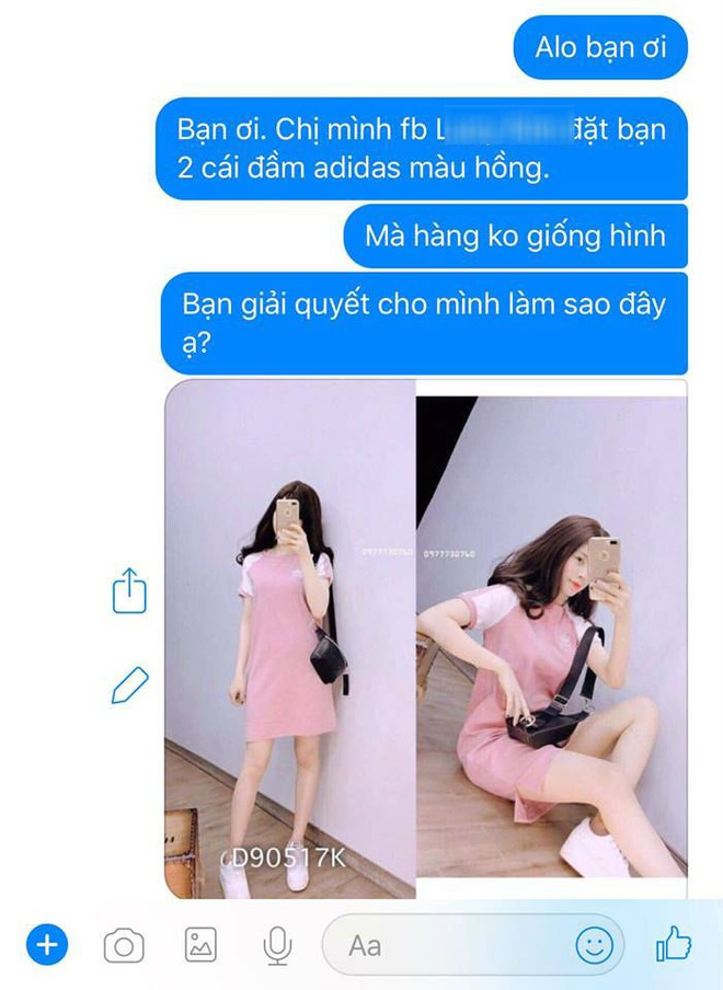 Váy mua online khác xa hình, chủ shop khẳng định do khách không xem kĩ, chụp ảnh phản hồi không có tâm - Ảnh 3.