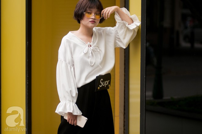 Mốt váy hạ cạp của Chi Pu được ứng dụng ngay trong street style của các quý cô miền Bắc tuần này - Ảnh 10.