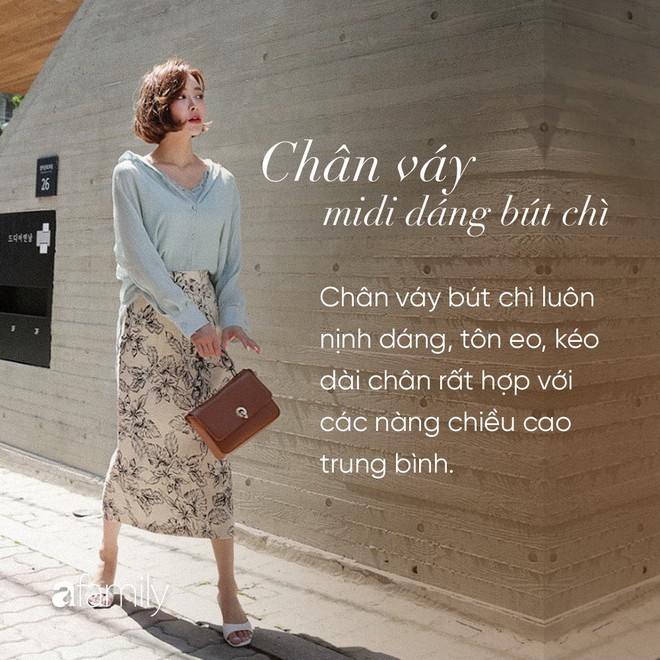 Dù cao ráo hay thấp bé, chỉ cần chọn đúng dáng chân váy phù hợp thì chân ai cũng như dài ra cả tấc - Ảnh 6.