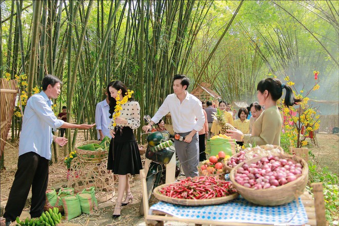 Bất chấp bão U23 Việt Nam, Á hậu Hà Thu vẫn tung MV xuân rộn ràng - Ảnh 4.