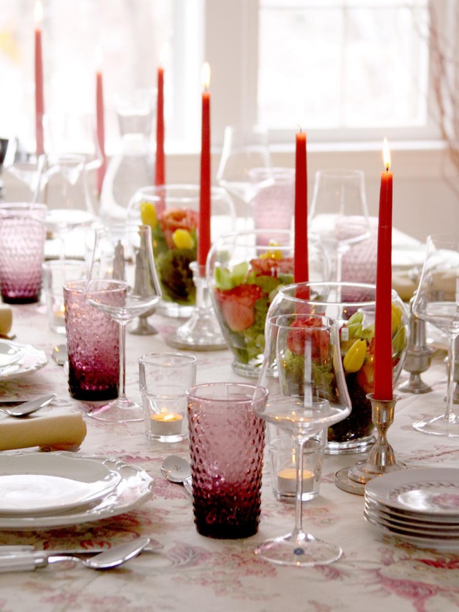 5 cách giúp bàn ăn đẹp lãng mạn và ấm cúng trong những ngày đầu năm - Ảnh 14.